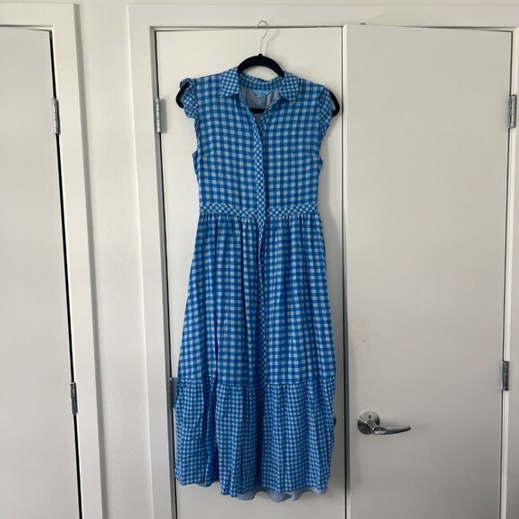 Draper James Flutter Sleeve Patio Shirtdress - Picture 5 of 7